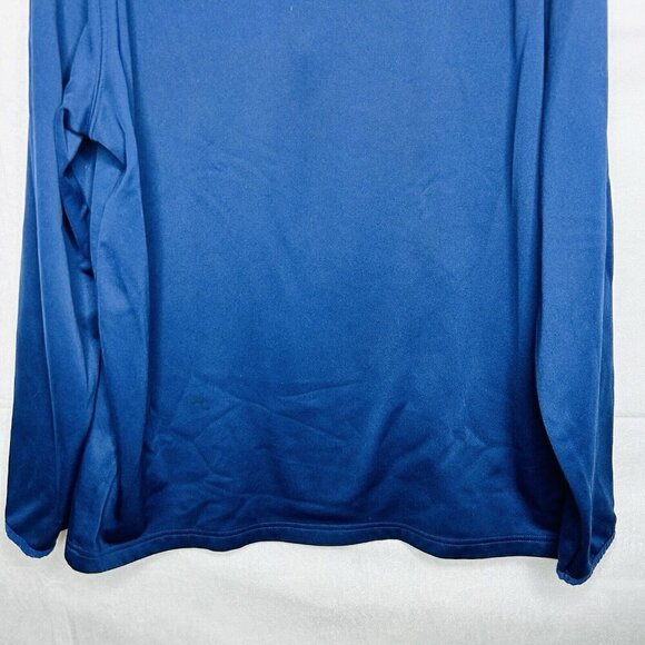 Atlanta Braves MLB 1/4 Zip Pullover Blue Red Sz XL Genuine Merchandise - Picture 8 of 8